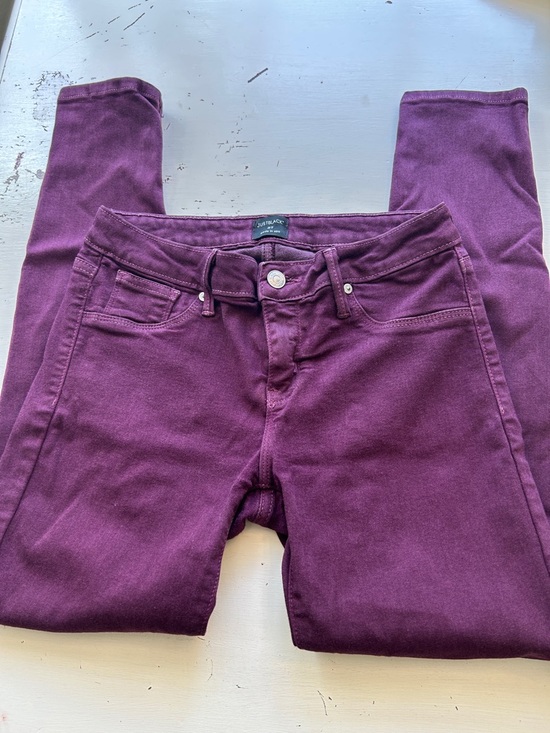 Just Black Denim - Just Black Addison Women’s Skinny Jeans/Jeggings Size 27/4 Burgandy